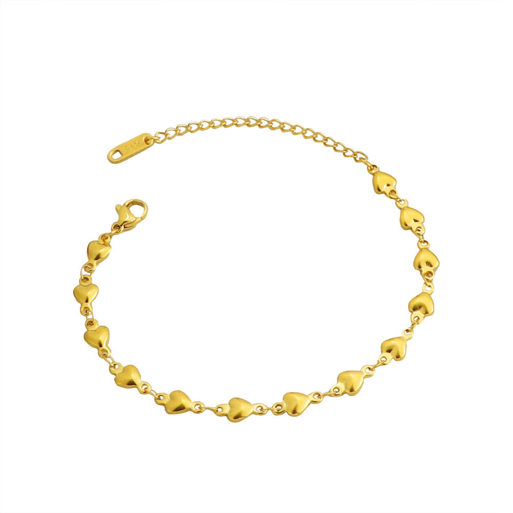 Cœur Enchaîné – Heart Link Bracelet