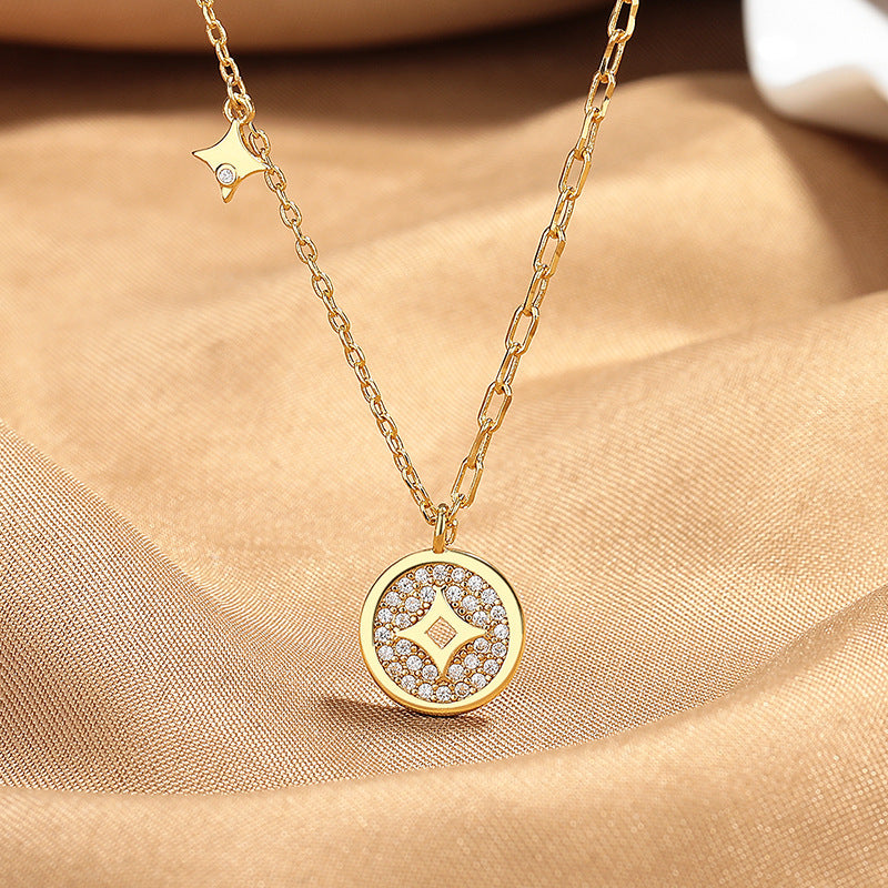 Monnaie d’Or Necklace – Timeless Parisian Charm