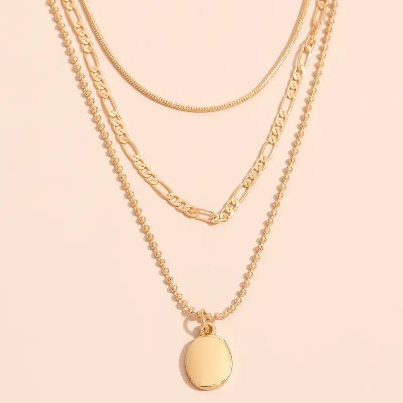Ellipse d’Or Necklace – Effortless Parisian Chic