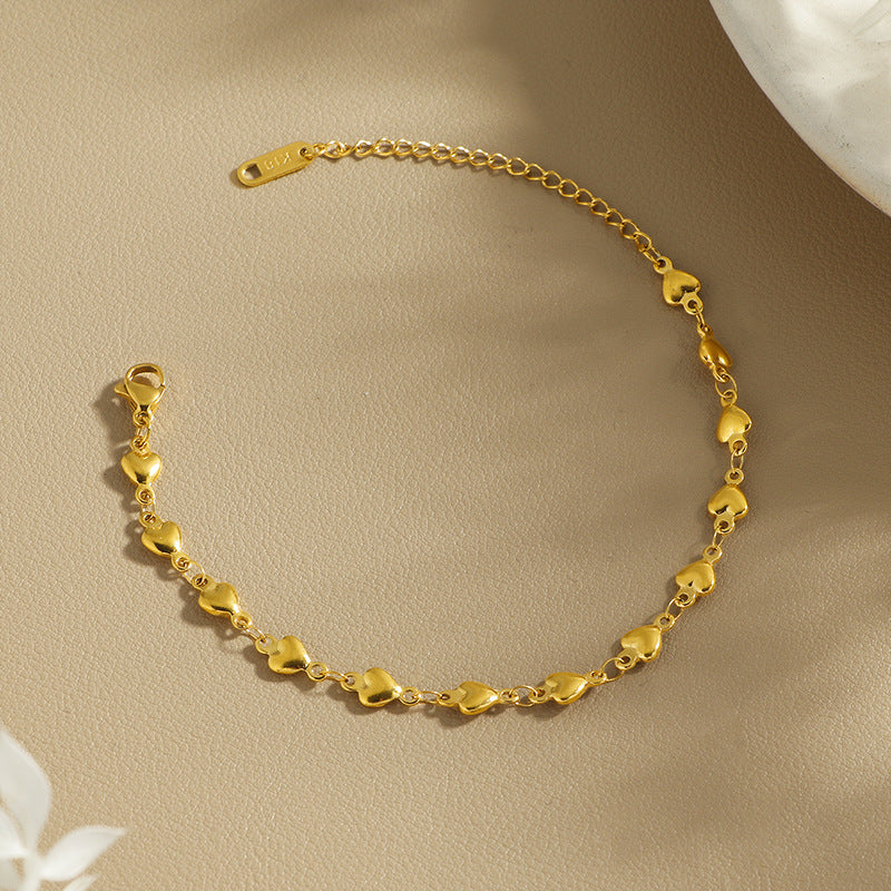 Cœur Enchaîné – Heart Link Bracelet