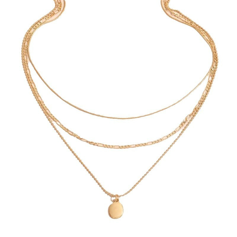 Ellipse d’Or Necklace – Effortless Parisian Chic