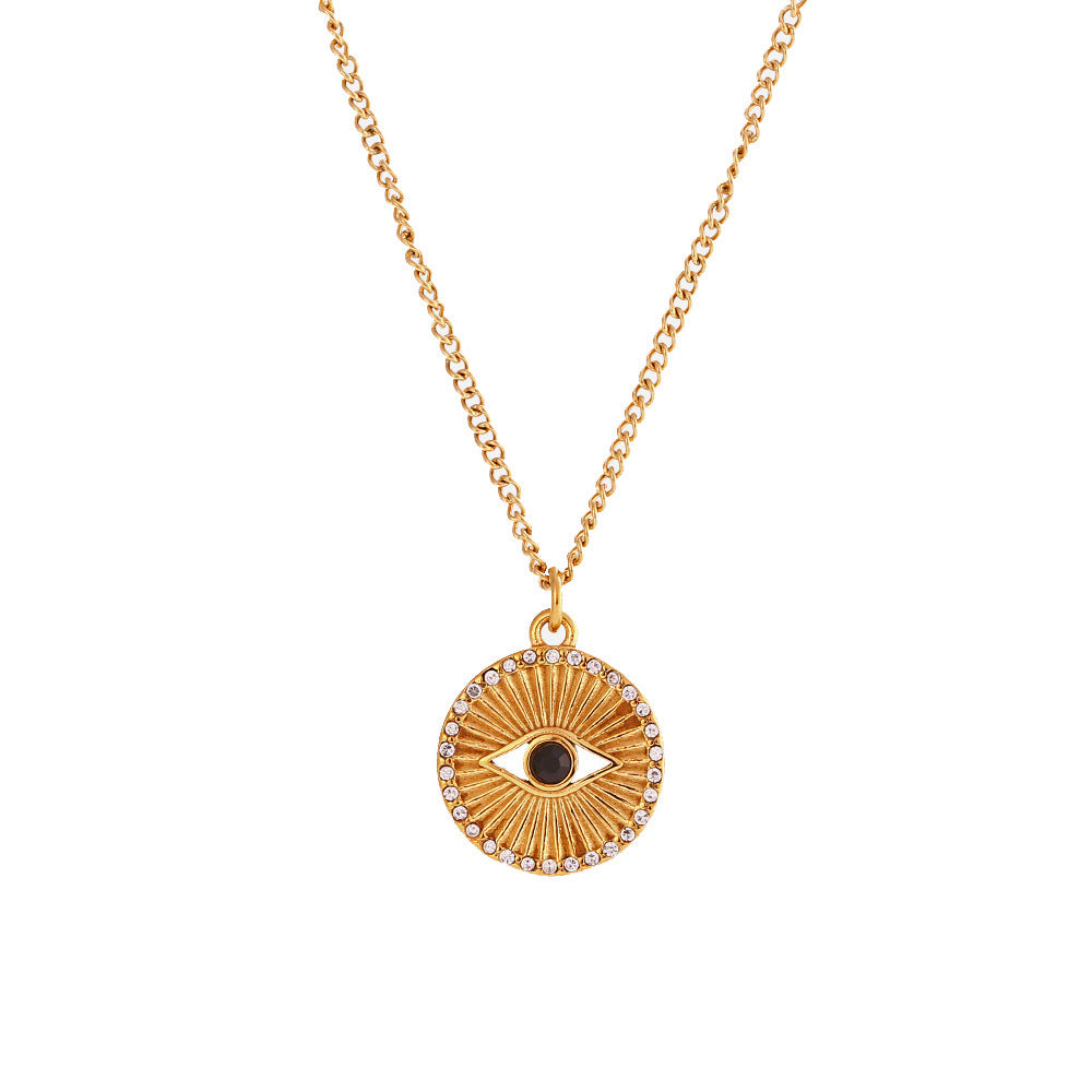 Soleil Noir Necklace – The Golden Eye of Light